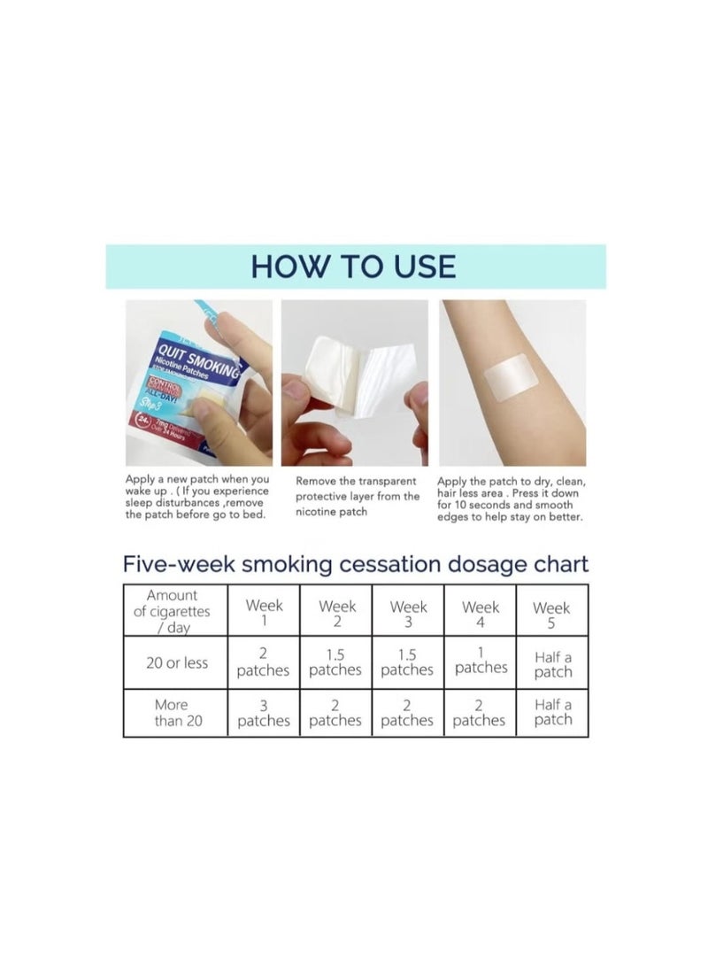 Al Marwah Quit Smoking 30 Patches  Smoking Aid All Steps 1 to 3 to Quit Smoking Help - Image 2